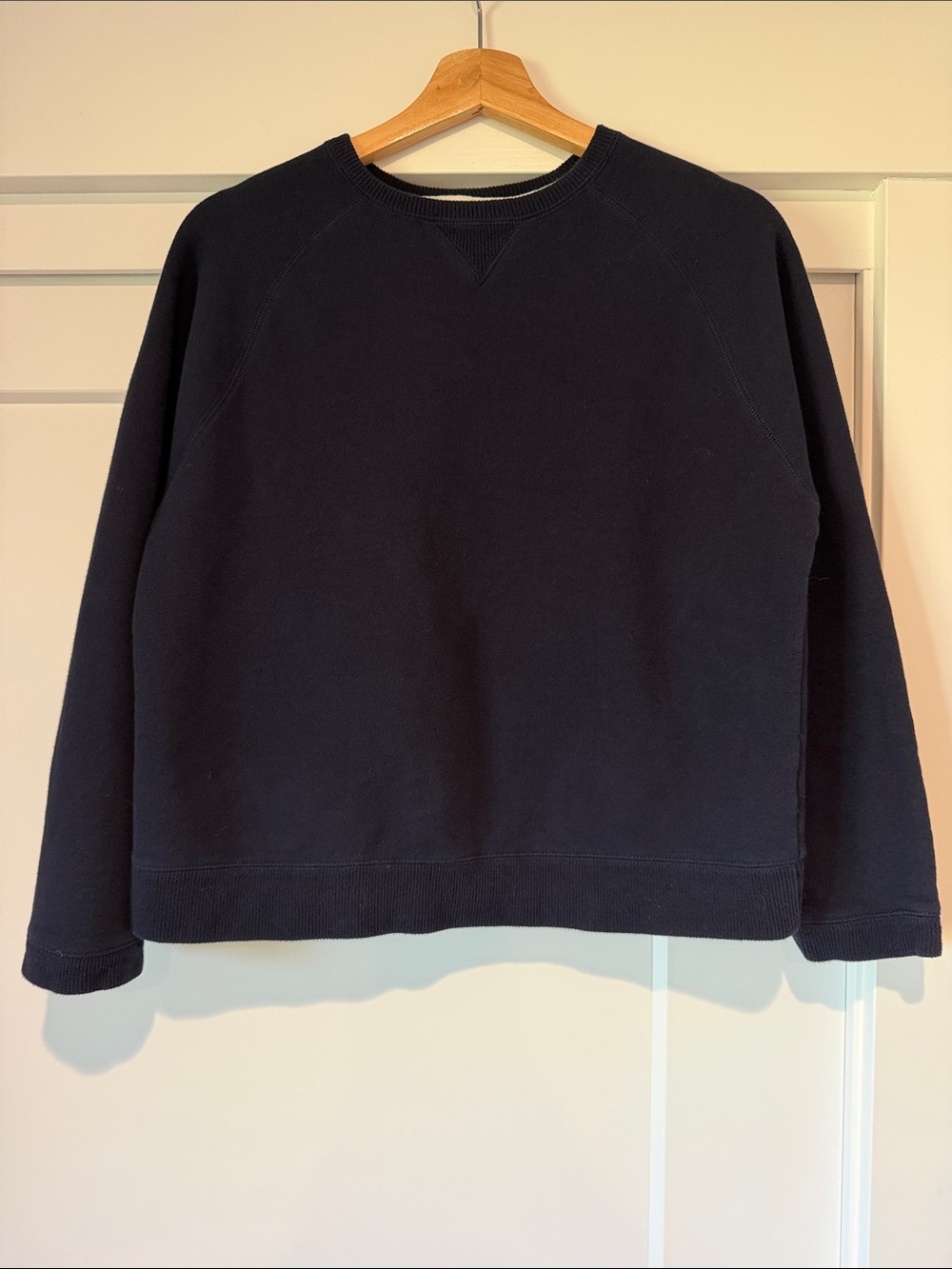 Women's Classic Navy Crewneck Sweater